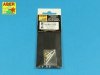 Aber 35L-198 Armament for British Vickers Medium Tank MK I OQF 3 pdr Vickers x1 pcs. 0.303 Vickers x2pcs. (1:35)